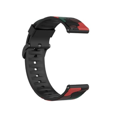Garmin Vivo Active 3 / Move / HR 245M / 645 Camouflage Armbånd Rød / Grøn