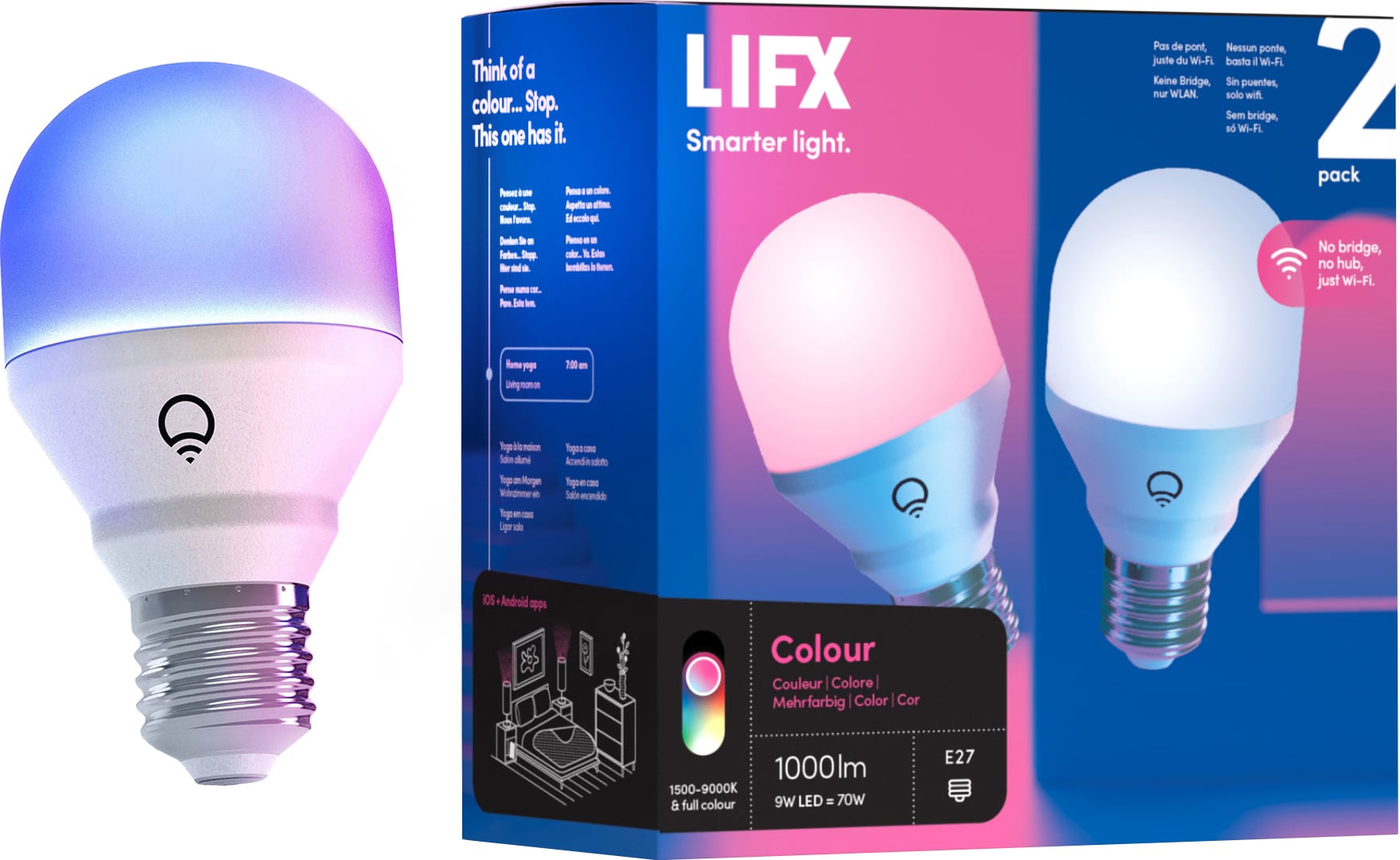 LIFX smart LED-pære 6324977 (2-pak) thumbnail