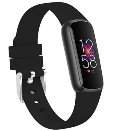 Fitbit Luxe armbånd silikone sort