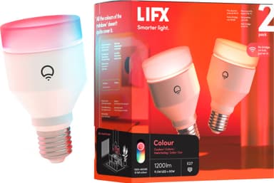 LIFX Farvet LED-pære E27 (2-pak) thumbnail