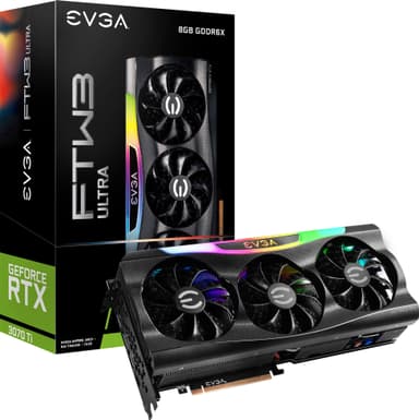 EVGA GeForce RTX 3070 Ti FTW3 ULTRA grafikkort (8GB)