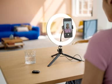 Trust Maku Ring Light vlogging sæt 10" LED ringlys