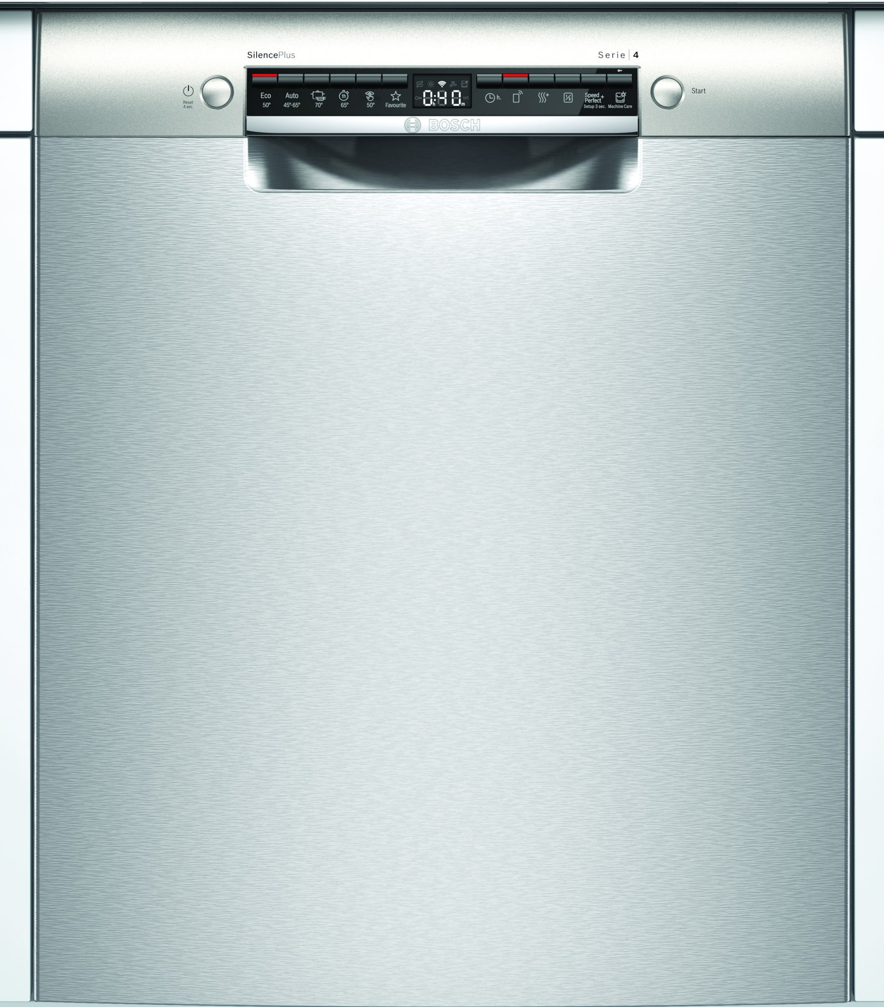 Bosch Serie 4 opvaskemaskine SMU4HAI48S (rustfrit stål) *Godt køb thumbnail