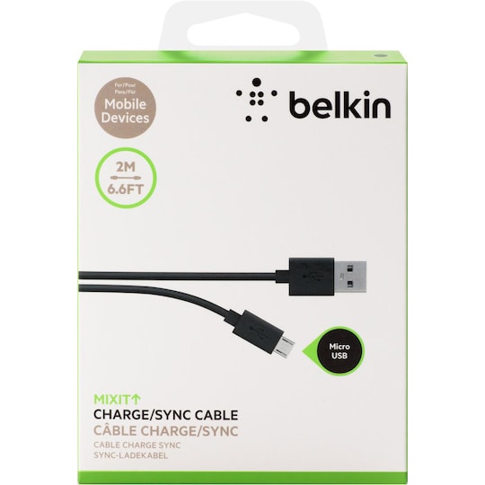 Belkin USB-A-til-Micro USB-kabel (2 m) |