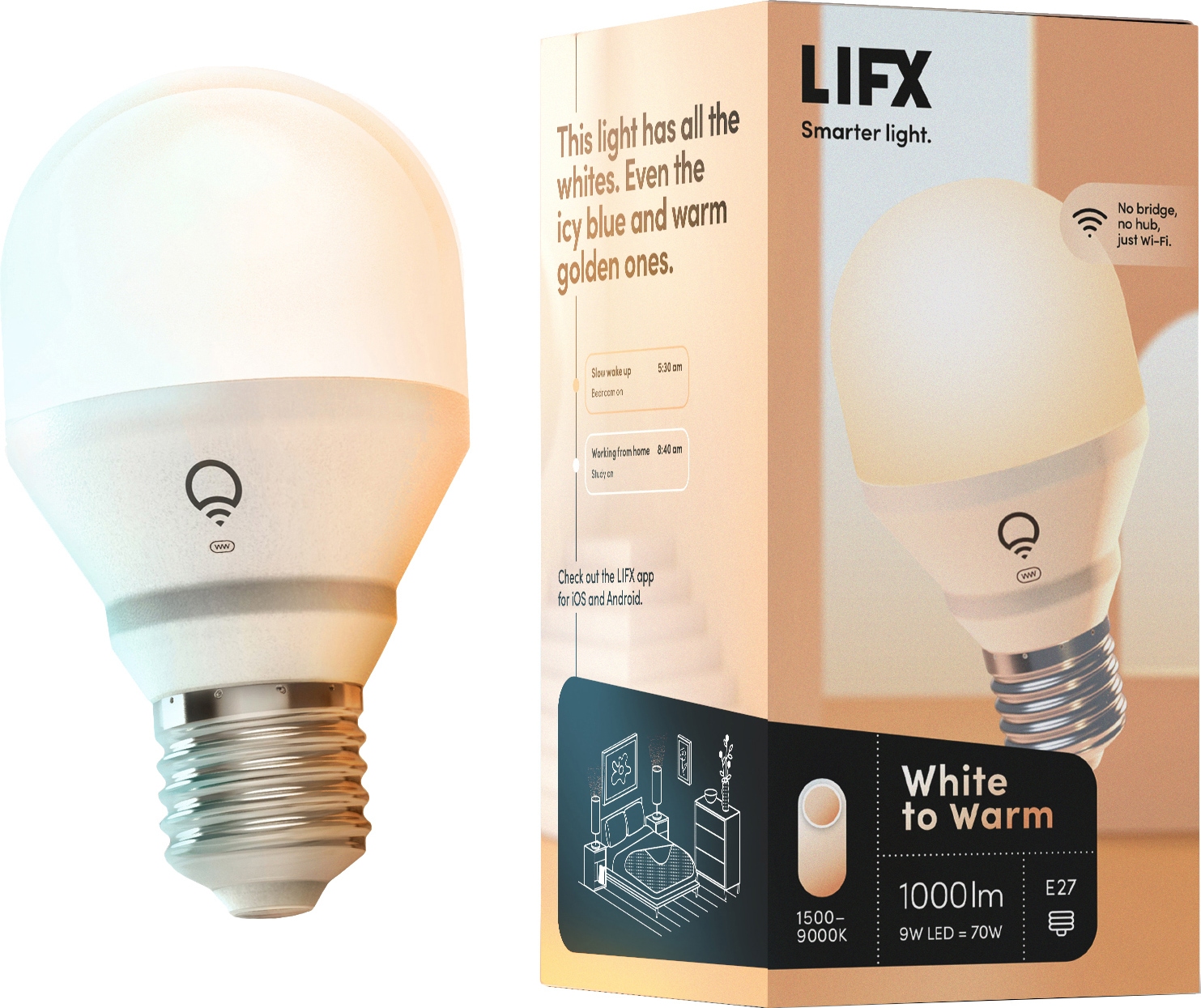 Lifx Hvid til Varm LED-pære