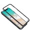 iPhone X / XS-etui magnetisk hærdet glas / sort
