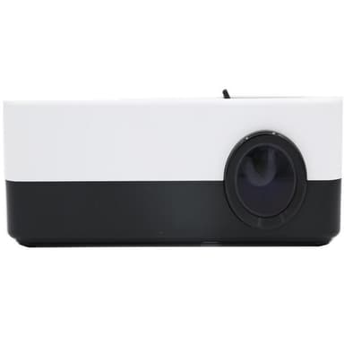 Mini-projektor med fjernbetjening, lyd og HDMI-kabel Hvid / sort
