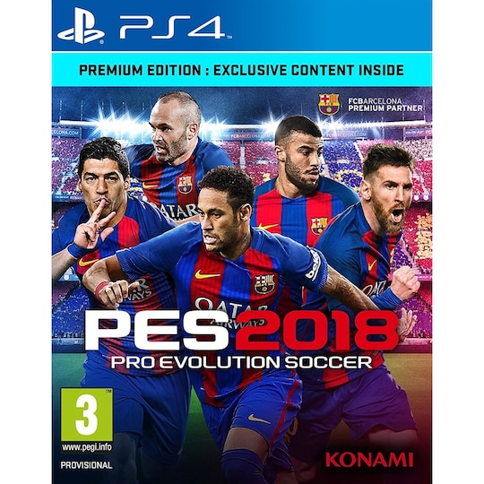 Pro Evolution Soccer 2018- PS4
