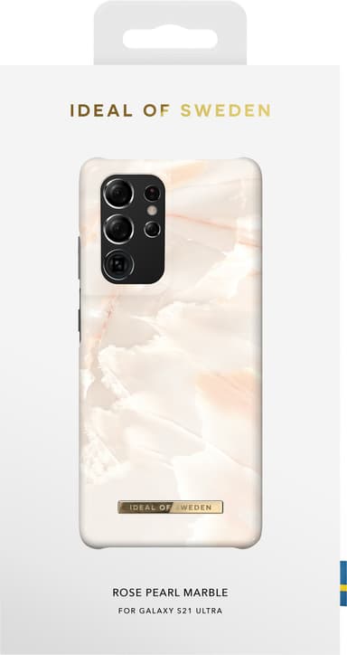 iDeal of Sweden Samsung Galaxy S21 Ultra cover (rose pearl marble)