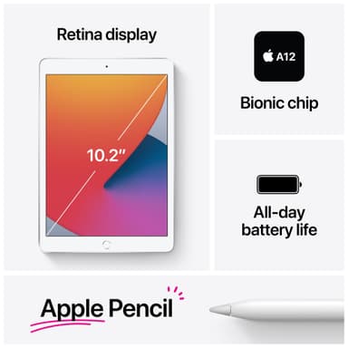 iPad 10,2" (2020) 128 GB wi-fi (space grey)