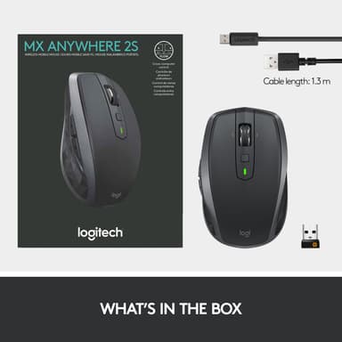 Logitech MX Anywhere 2S Graphi mus