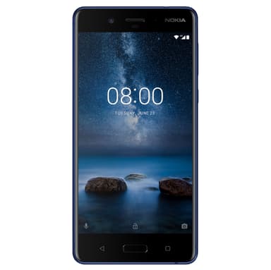 Nokia 8 smartphone (tempered blue)