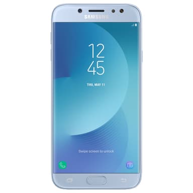 Samsung Galaxy J7 2017 smartphone (sølvblå)