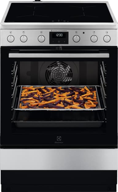 Electrolux komfur LKI66441NX (rustfrit stål)