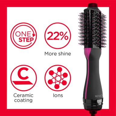 Revlon Pro Collection varmluftsbørste til kort hår RVDR5282UKE (sort)