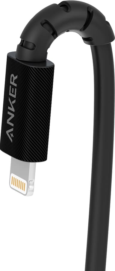 Anker USB-C til Lightning kabel 1,8m (sort)