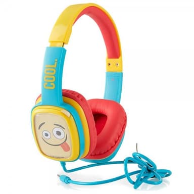 Emoji On-Ear Høretelefoner Flip n Switch Blå