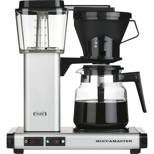 Moccamaster Manual kaffemaskine 53701 (Matt Silver)