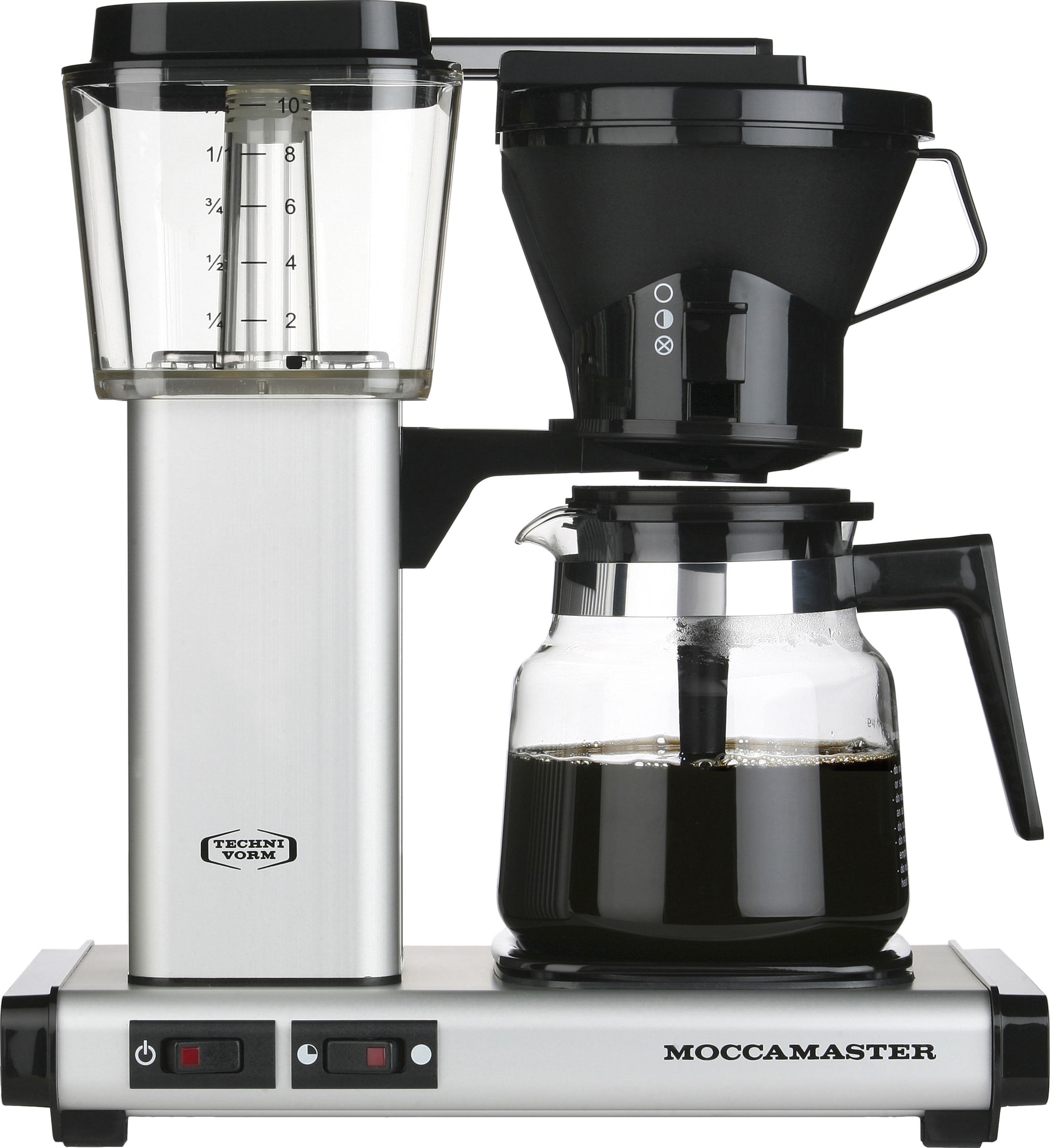 Moccamaster Manual kaffemaskine 53701 (Matt Silver)