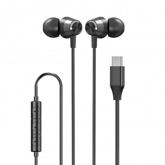 XQISIT Høretelefoner In-Ear Headset USB-C Sort