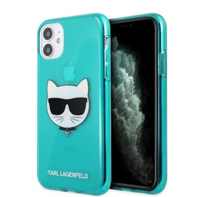 Karl Lagerfeld iPhone 11 Cover Choupette Fluo Blå