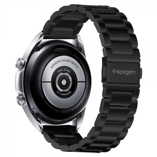Spigen Samsung Galaxy Watch Armbånd 20mm Modern Fit Sort