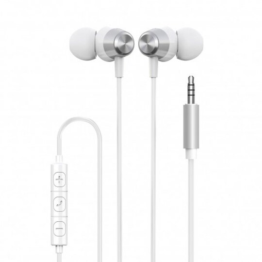 XQISIT Høretelefoner In-Ear Headset 3.5mm Hvid