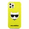 Karl Lagerfeld iPhone 12/iPhone 12 Pro Cover Choupette Fluo Gul