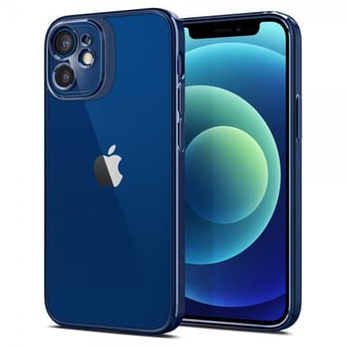 Spigen iPhone 12 Mini Cover Optik Crystal Chrome Blue