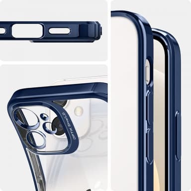 Spigen iPhone 12 Mini Cover Optik Crystal Chrome Blue