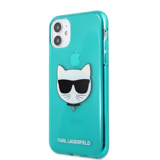 Karl Lagerfeld iPhone 11 Cover Choupette Fluo Blå