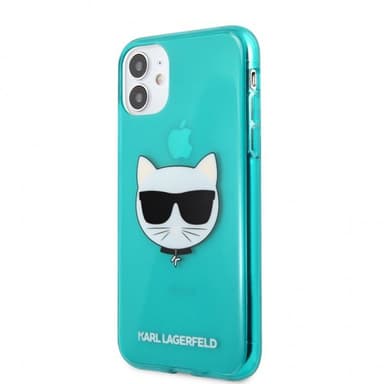 Karl Lagerfeld iPhone 11 Cover Choupette Fluo Blå