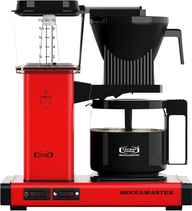 Se Moccamaster Automatic kaffemaskine MOC53743 (rød) hos Elgiganten