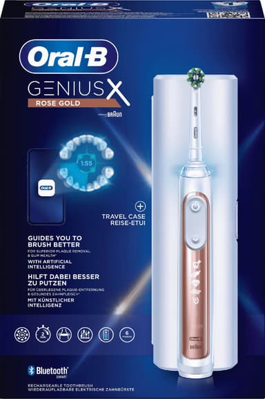 Oral-B Genius X elektrisk tandbørste 396963 (Rose Gold)