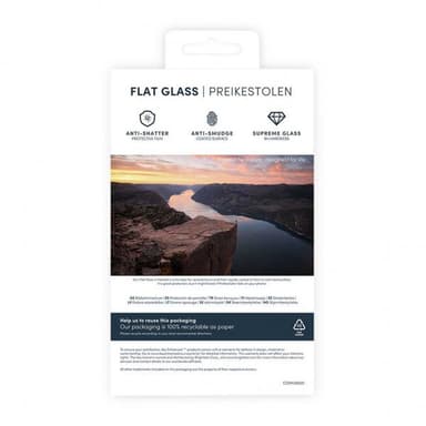 Key Samsung Galaxy A52/A52s 5G Skærmbeskytter Flat Glass Preikestolen