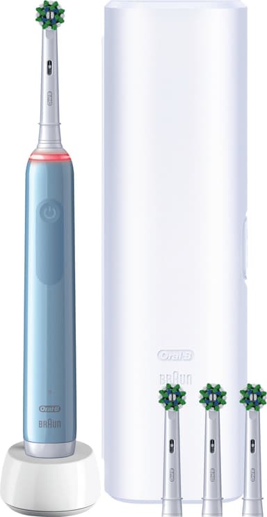 Oral-B Pro3 3700 elektrisk tandbørste 291176 (lyseblå)