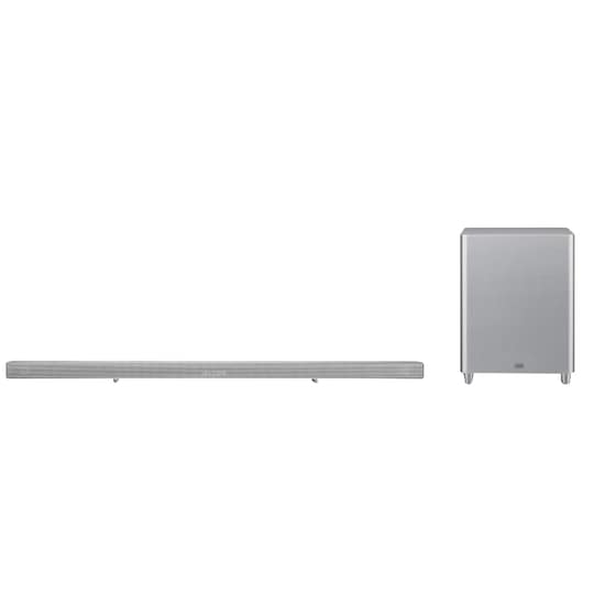 ledsager klinke garage JVC 2.1 soundbar system TH-WL709S - sølvfarvet | Elgiganten