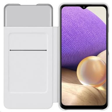 Samsung Original Galaxy A32 5G Etui Smart S View Wallet Cover Hvid