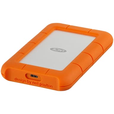 LaCie Rugged USB-C 1 TB bærbar harddisk