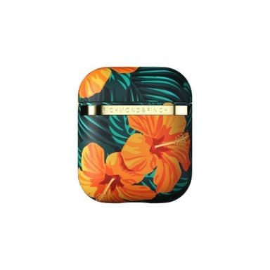 AirPods Cover Orange Hibiscus