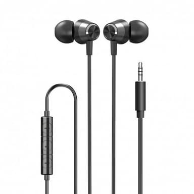 XQISIT Høretelefoner In-Ear Headset 3.5mm Sort