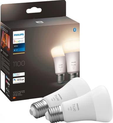 Philips Hue W 9,5W A60 E27 2-pak thumbnail