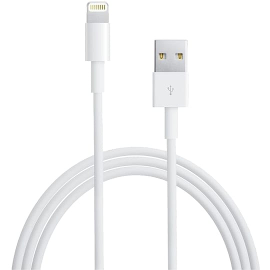 Wedge Låse Kompliment Apple Lightning til USB-kabel MD819ZM/A (2 m) | Elgiganten