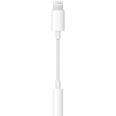 Apple Lightning til 3,5 mm hovedtelefon-jack |