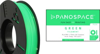 Panospace filament til 3D-printer (grøn)