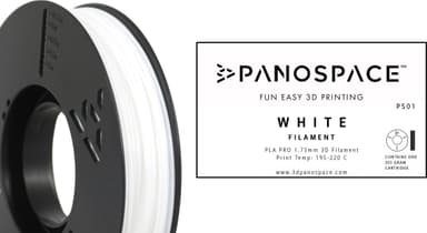 Panospace filament til 3D-printer (hvid)