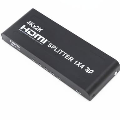 1x4 HDMI-splitter til 4 skærme 4K