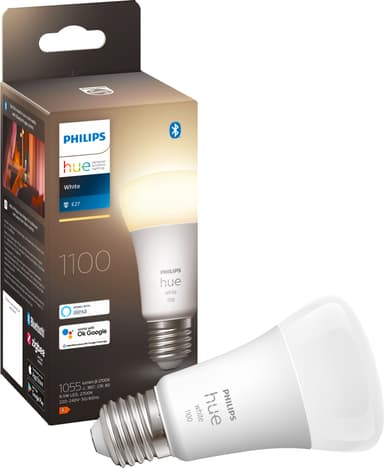 10: Philips Hue White A60 E27 1100 Lumen - 1-Pak