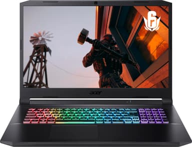 Acer Nitro 5 17,3" bærbar gaming computer R5/16/512/3060/17-144