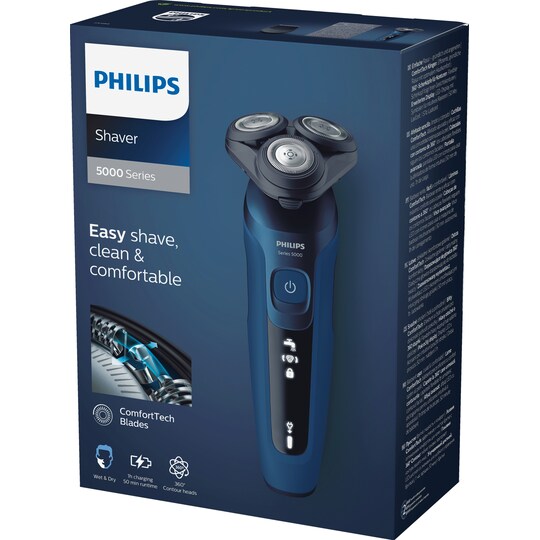 Philips Series 5000 barbermaskine S546618 (sort/blå)